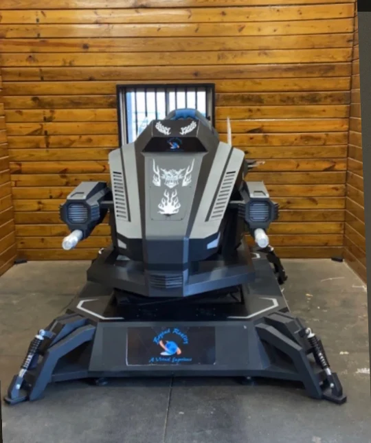 VR motion simulator, 700 lb of arcade