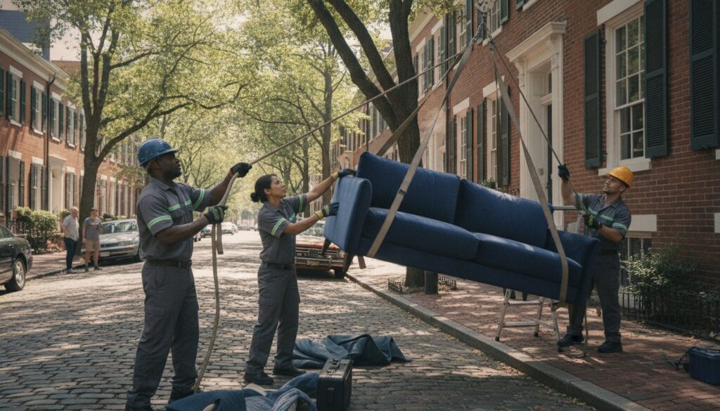 Sofa Hoisting Service DC: Expert Solutions for Tight Spaces & Historic Homes